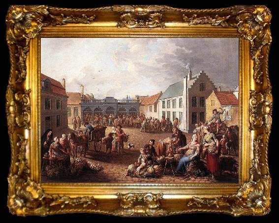 framed  GAREMIJN, Jan Antoon The Pandreitje in Bruges dg, ta009-2